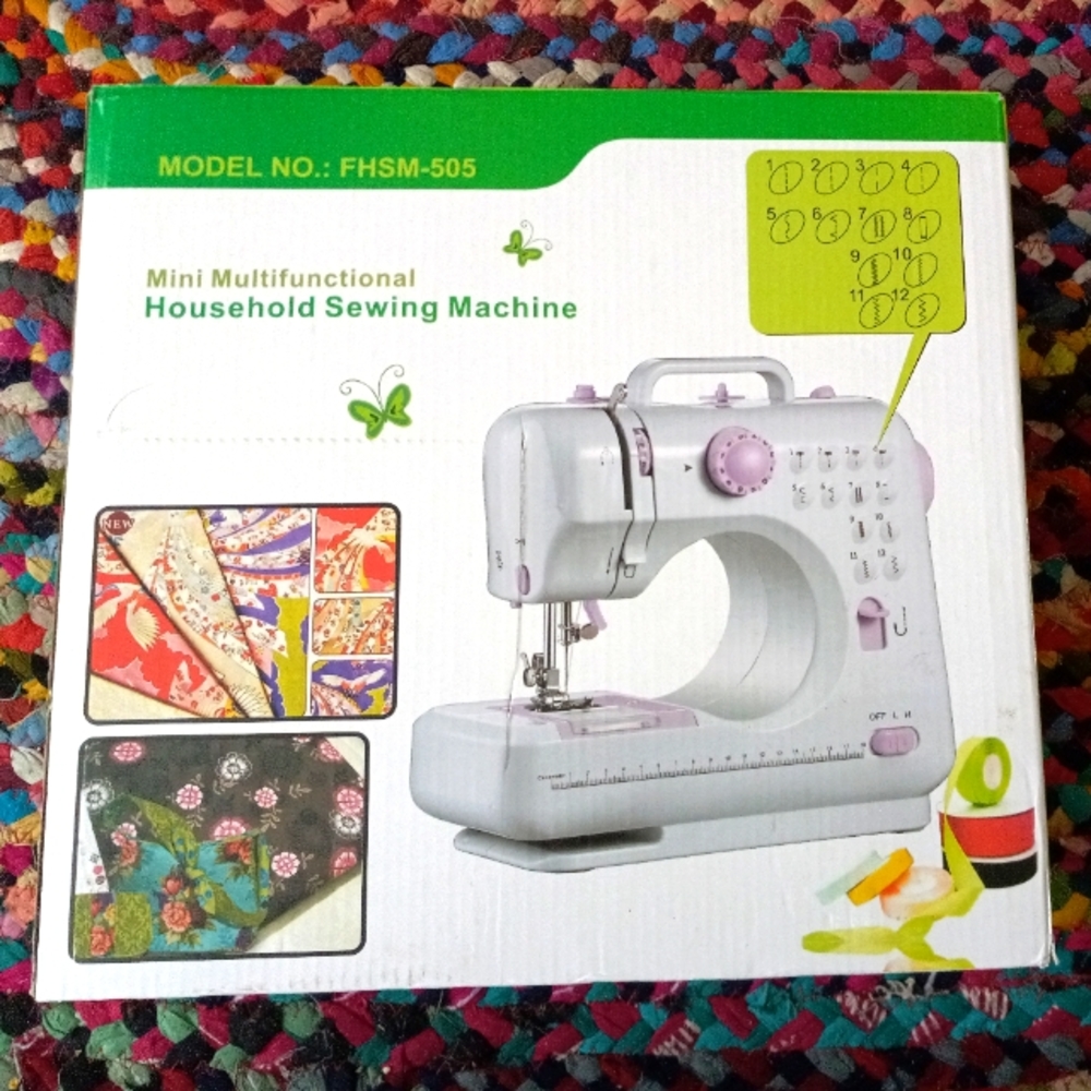 Hai Mini Sewing Machine 12 stitch embroidery settings